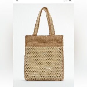 Zara Woven Tote bag